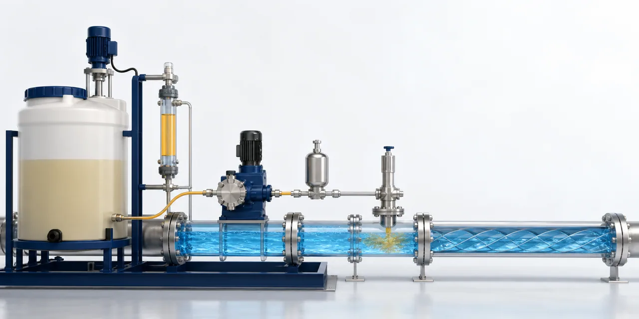 Chemicals working principle and structure illustration